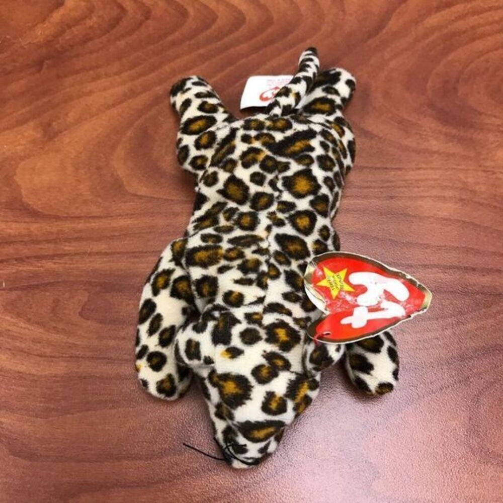 TY Teenie Beanie Babie - Freckles the Leopard‎ spotted leopard 1993